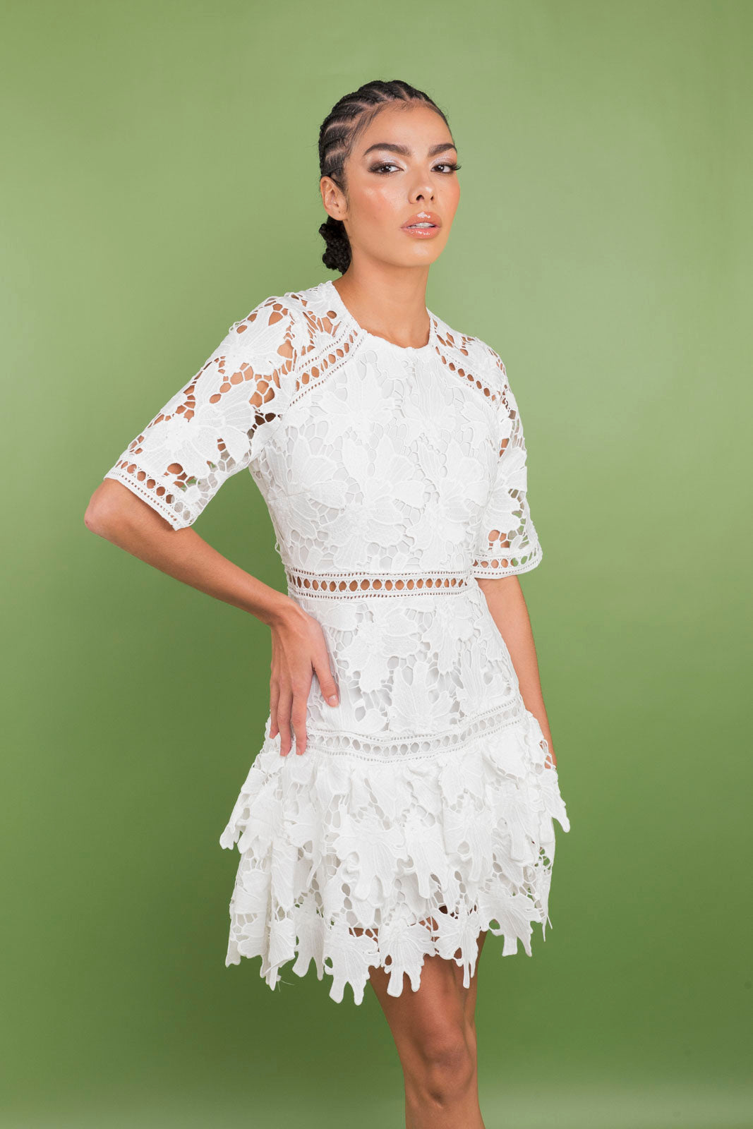 POURPRE BLANCO DRESS