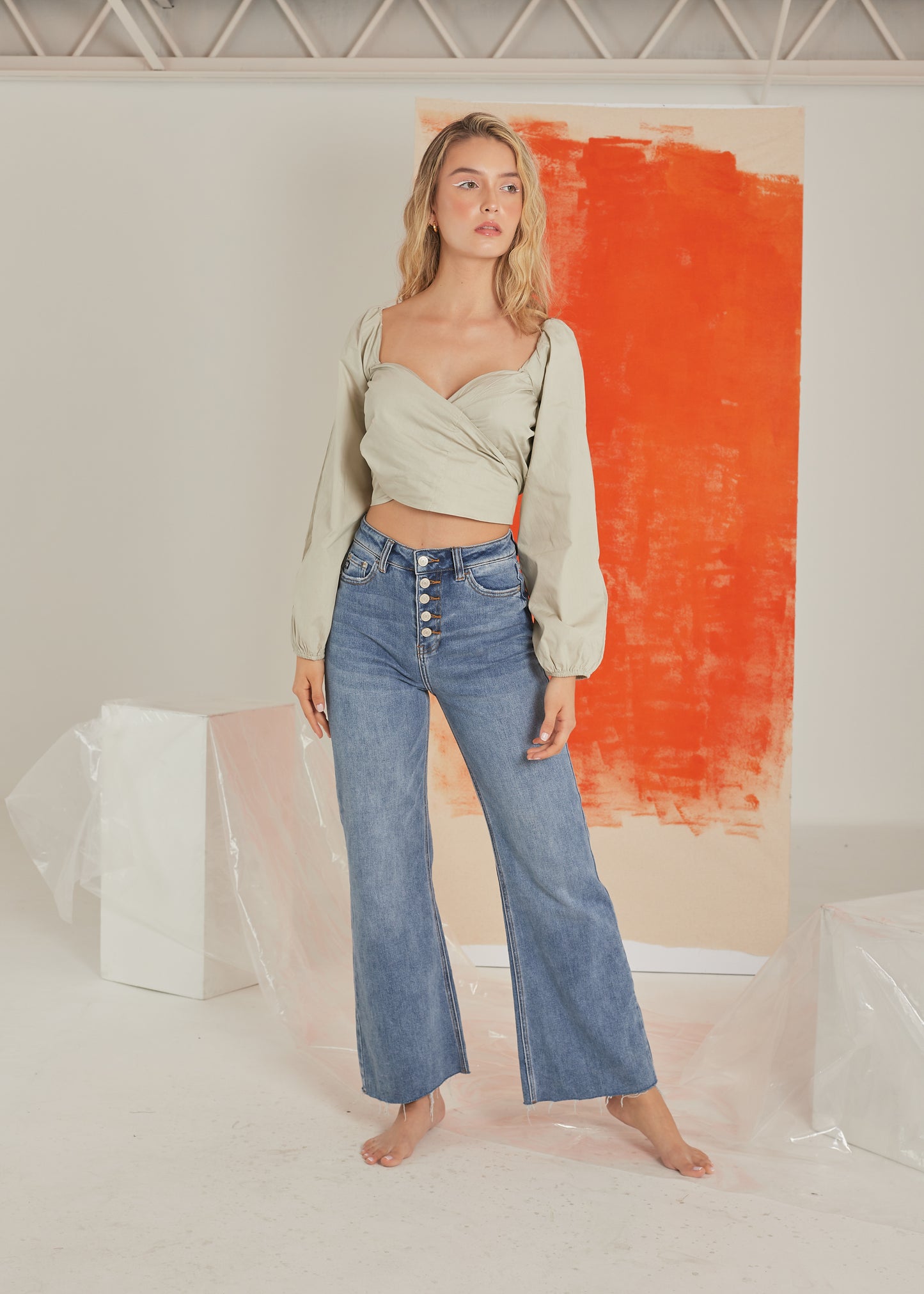 ADELA GRIS TOP