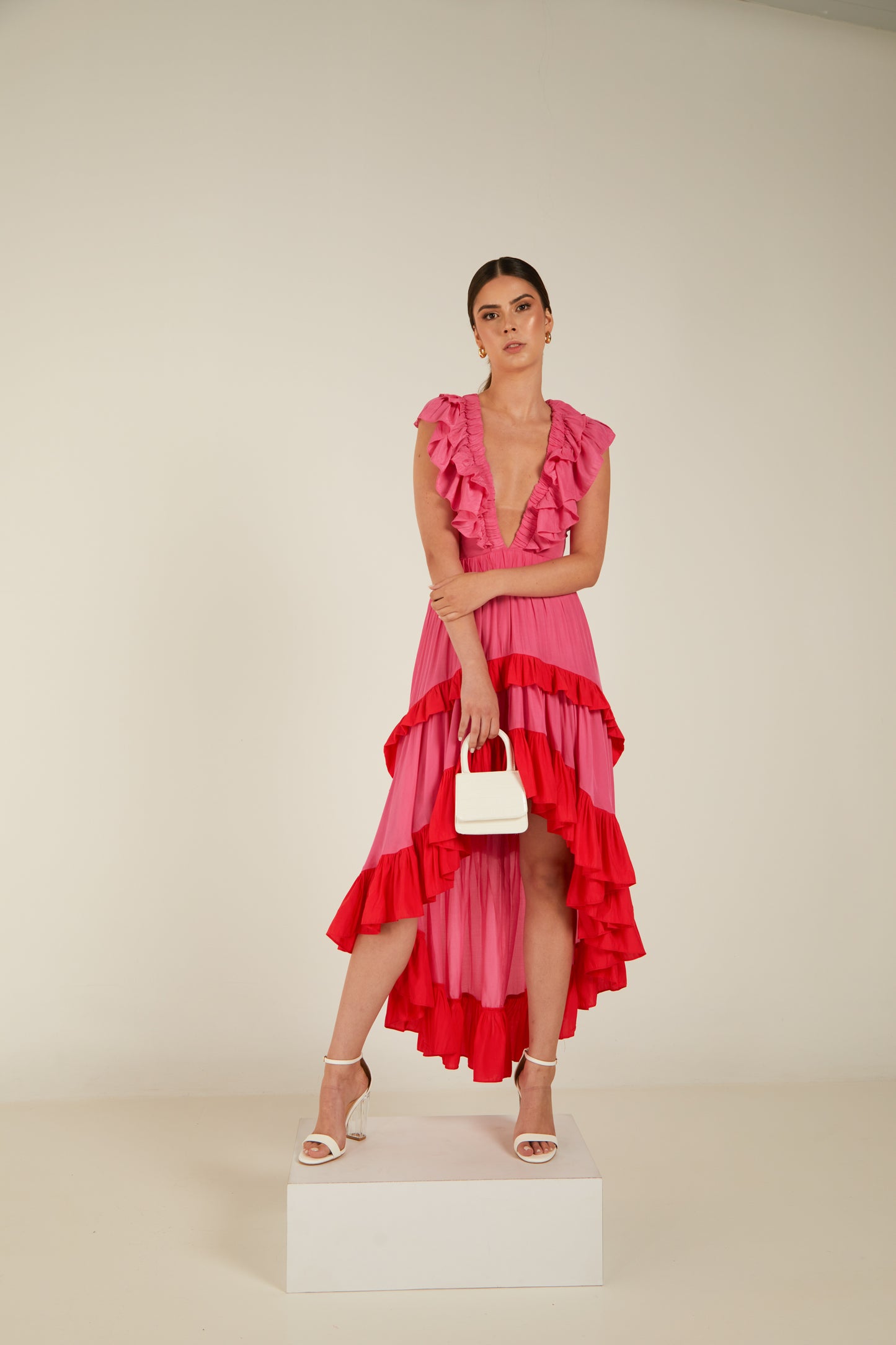 PURPPLE FUCSIA DRESS
