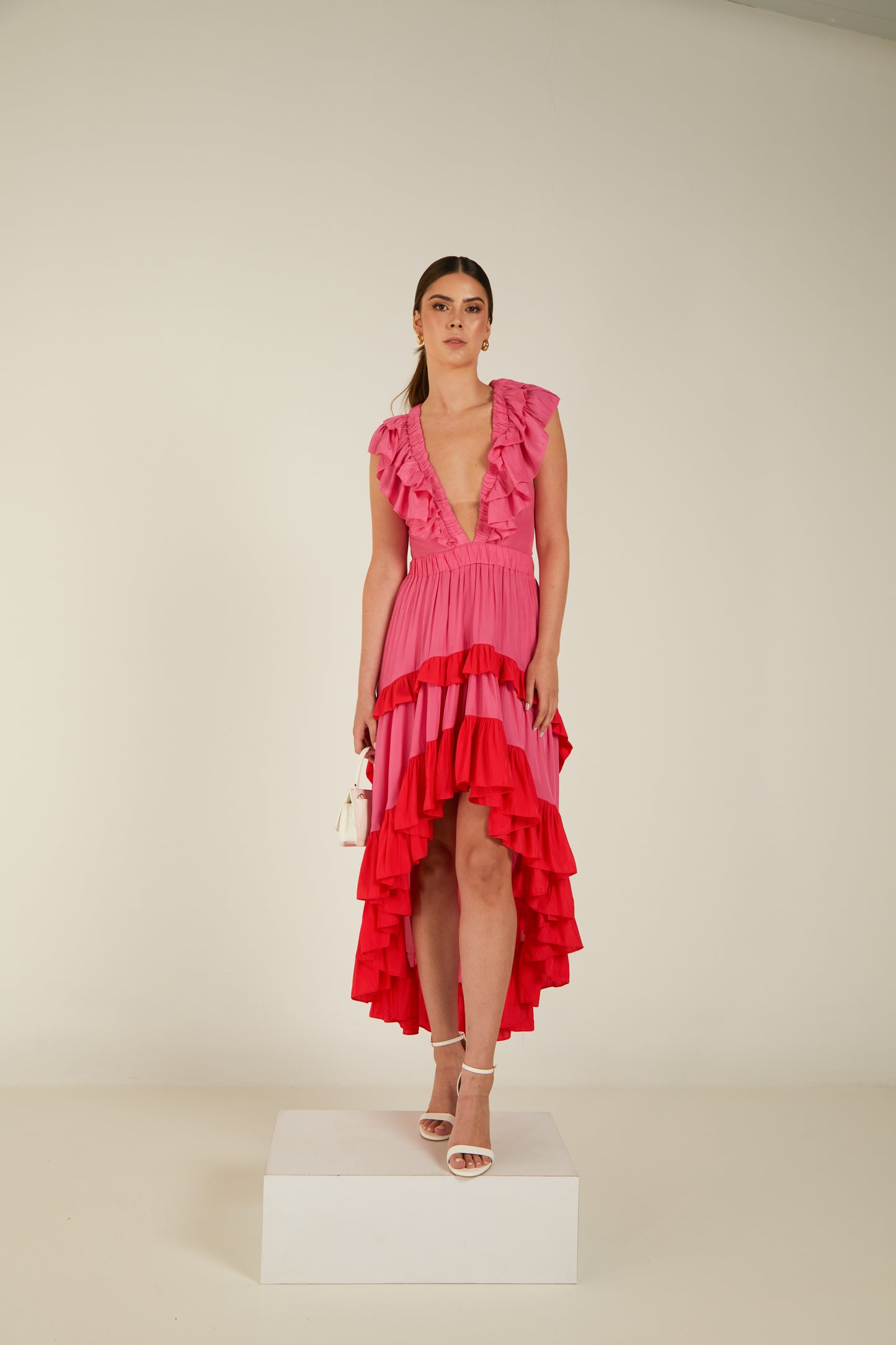 PURPPLE FUCSIA DRESS