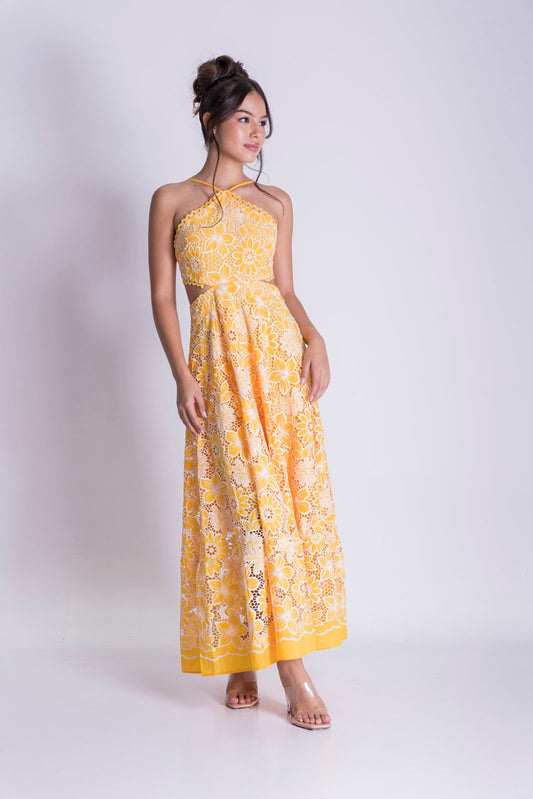 LLAMARADA AMARILLO DRESS