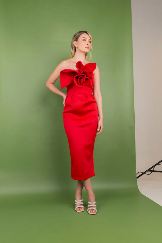 VOLUNTAD ROJO DRESS