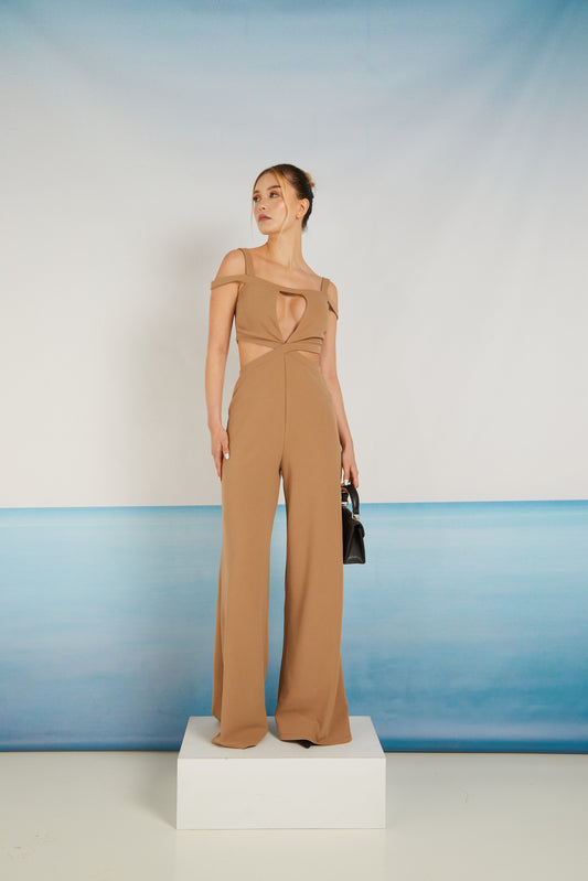 CÚRAME MOCCA JUMPSUIT